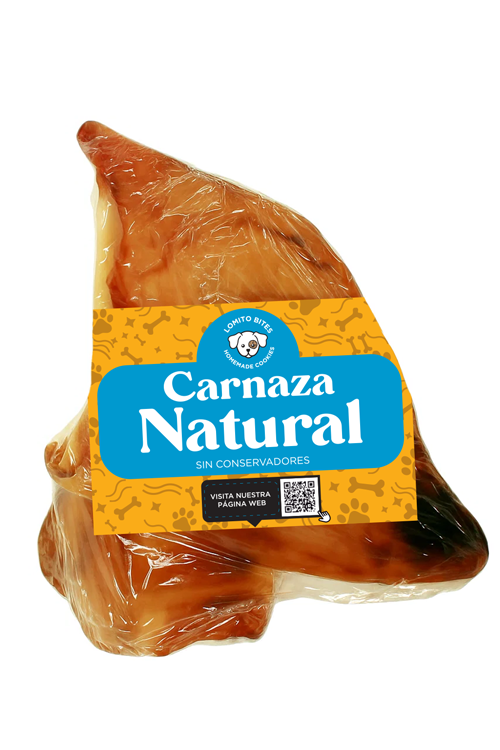 Carnaza Natural – Oreja de Cerdo Grande