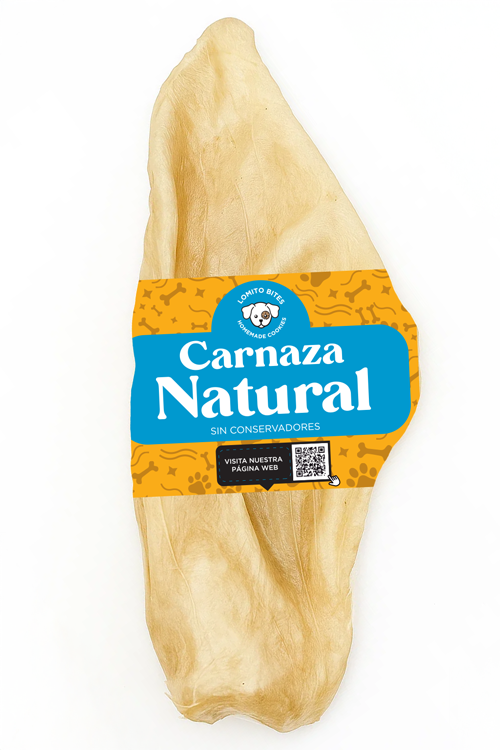 Carnaza Natural – Oreja de Res Grande