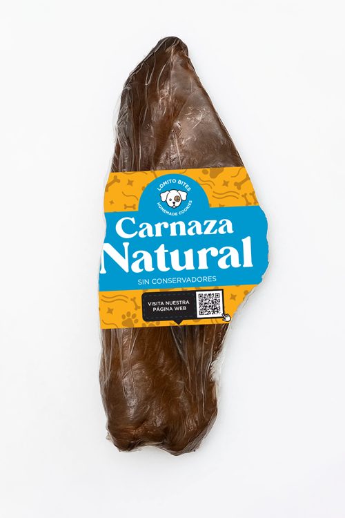 Carnaza Natural – Oreja de Res Mediana