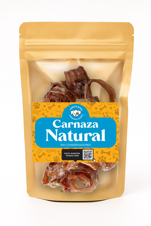 Carnaza Natural – Tráquea de Res (Anillos)
